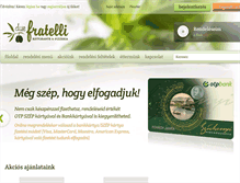 Tablet Screenshot of duefratelli.hu